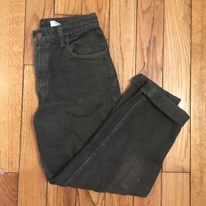Vintage High Rise Green Levi’s 551